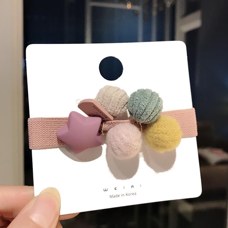 

Мила корейська дівчина з високою еластичністю, пов язка на голову, гумка для волосся - широка гумка з квасолею