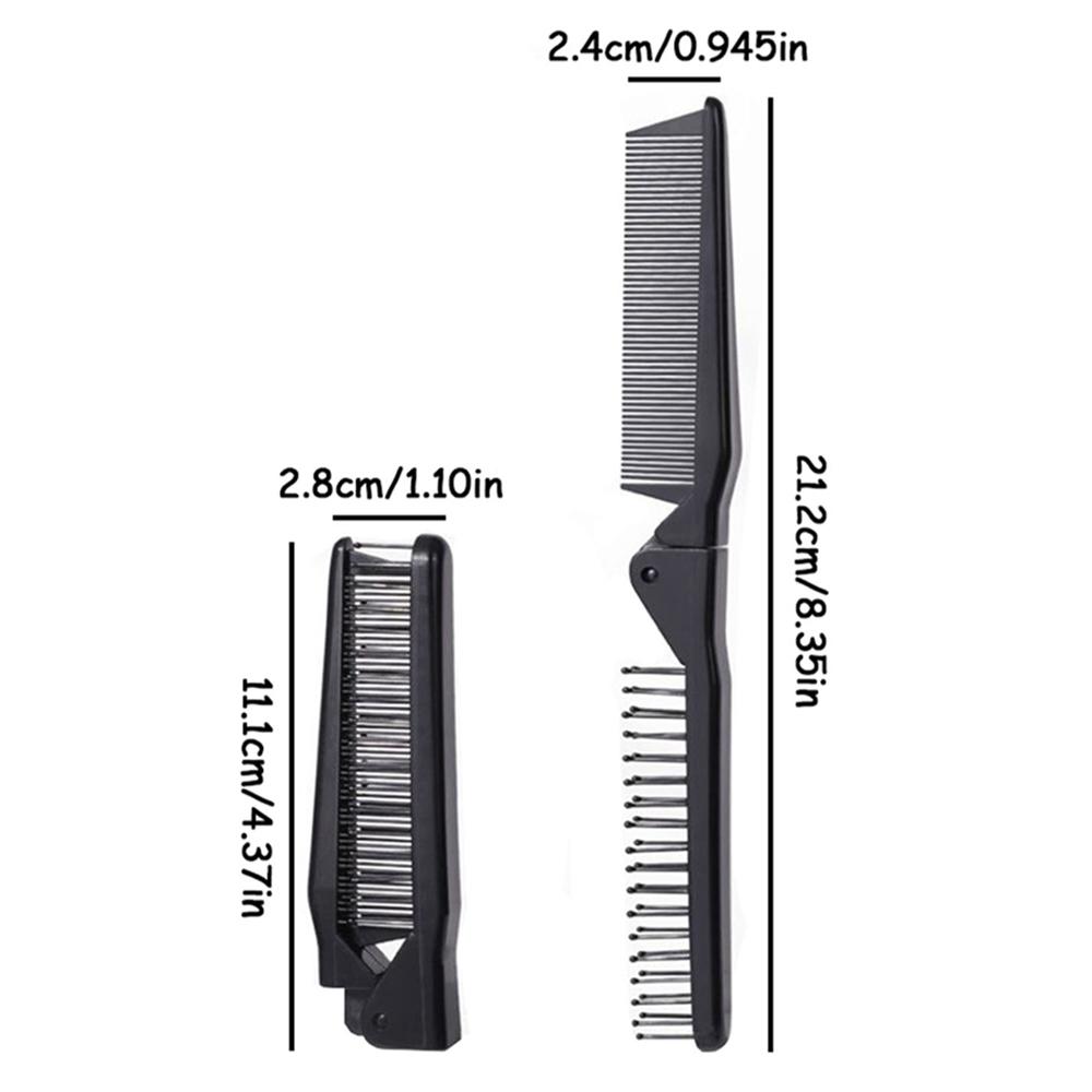 1PC Compact Portable Mini Brush For Hair Mini Travel Size Foldable Pocket Comb Hairstyling Travel Brush