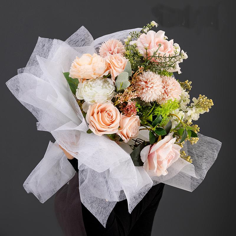 2packs 38Pcs/pack 19.7x19.7inches Craft Tissue Paper Flower Bouquet Wrapping Paper Gift Wrapping Paper for DIY Crafts and Gift Wrapping