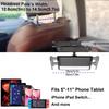 2023 Telescopic Car Rear Pillow Phone Holder Tablet Rotating Car Seat Rear Stand Headrest Bracket for Phone Tablet 5 13 Inch