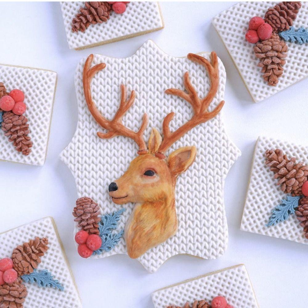 Graue Fondantformen Silikon Keks Backform Gebrauchsfertige Kuchen Dekorationsformen Restaurant