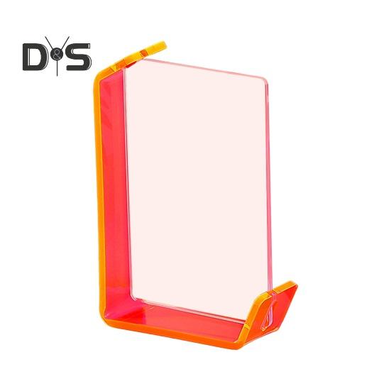 

6/7-дюймовая плавающая фоторамка DIY двусторонняя горизонтальная вертикальная неоновая акриловая настольная декоративная фоторамка для домашнего офиса 6inch розы красного