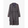 Cc Collect Check Pattern Chiffon Dress C261mse004