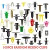 Automotive Hybrid Buckles (50/100pcs) - Universal Plastic Door Panel, Bumper & Interior Leaf Panel Fixing Clips for Car Repair