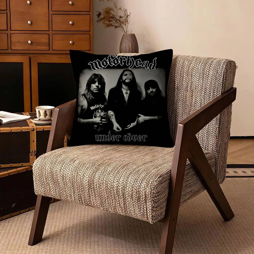 Rock Band MMotorhead Cushion Cover Pillowcase Upholstery Sofa Throw Pillow Home Decor Pillowcas