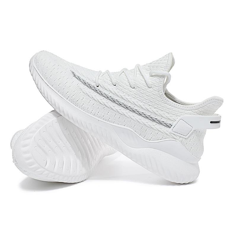 

Модные высококачественные мужские повседневные туфли на шнуровке мужские туфли легкие удобные дышащие кроссовки для ходьбы Tenis Masculino 39 белый