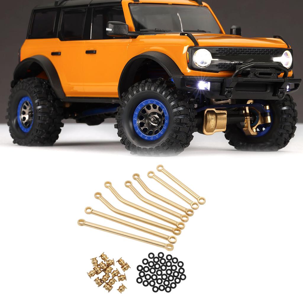 High Clearance Link Set Copper Wear Resistant Rc Car Tie Rod Set Upgrade Parts for Rc Crawler