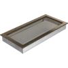 Ventilasjonsdeksel 22x45 svart og gull