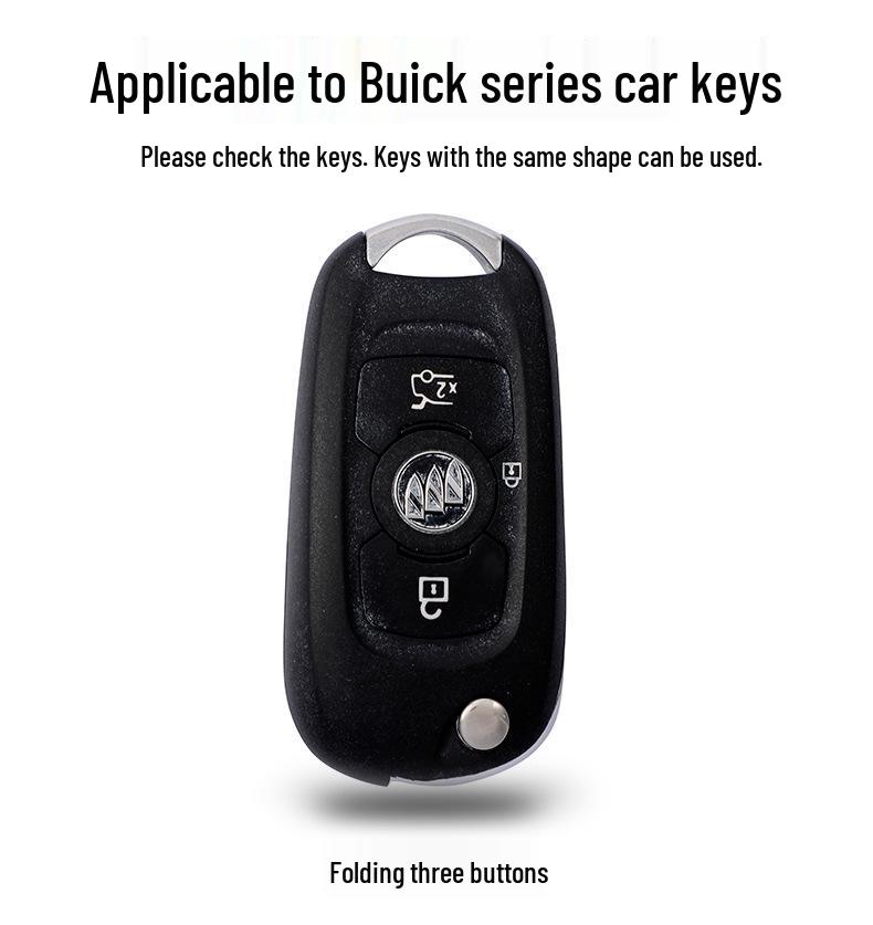 TPU Soft Key Shell with Buckle for 2016-2018 Buick Verano, GL6 Models