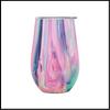 1pc Sublimation Wine Tumblers Blanks Straight Stainless Steel Insulated Mug Sublimation Cups Mugs For Full Wrap Heat Transfer Wi