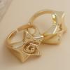 Elegant Star Rings Adornment Trendy Punk Hip Hop Star Rings High Polished Alloy Finger Rings Charm for Women