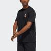 adidas Iseem Gfx Tee Outdoor Sports Print Round Neck Short Sleeve Unisex Tops Black GN7336