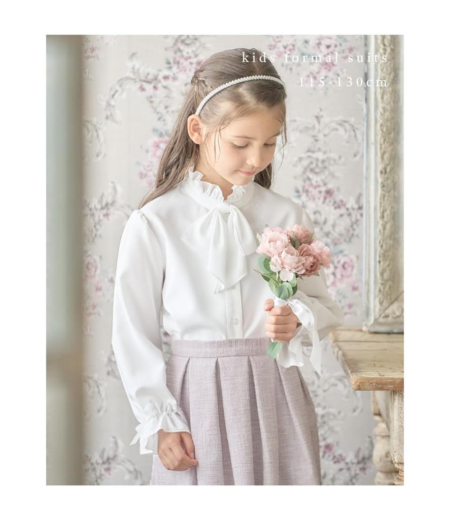 School entrance elementary school Vanessa set of jacket blouse ribbon 120cm [Arisana] ceremony, girl's suit, children's clothing, formal, (3-piece +