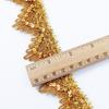 2 Yards Sequined Lace Trim Fabric Ribbon DIY Crafts 4CM Wide