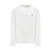 Polo Ralph Lauren Μονόχρωμο Φούτερ με Λογότυπο και Στρογγυλή Λαιμόκοψη Ανδρικά φούτερ Λευκό 710881519-006