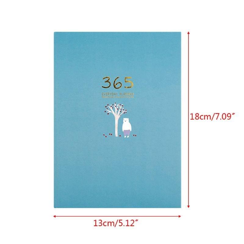 Cute Stationery Notebook 365 Planner Weekly Monthly Daily Diary Planner Notebooks Journals Business