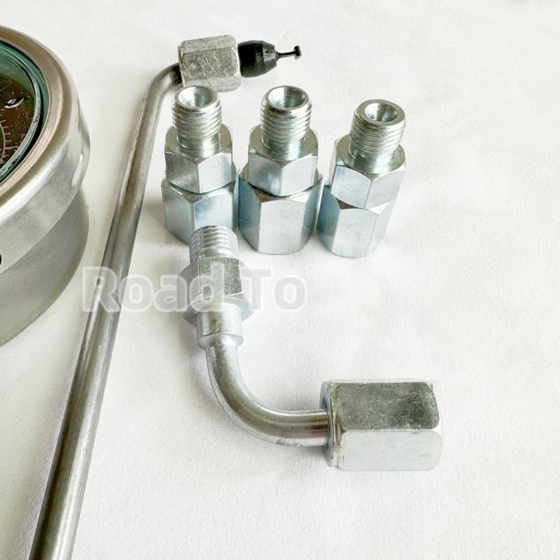 250Mpa Diesel Common Rail Pump Plunger Pressure Test Gauge 2500bar Pressure Meter Tool Set