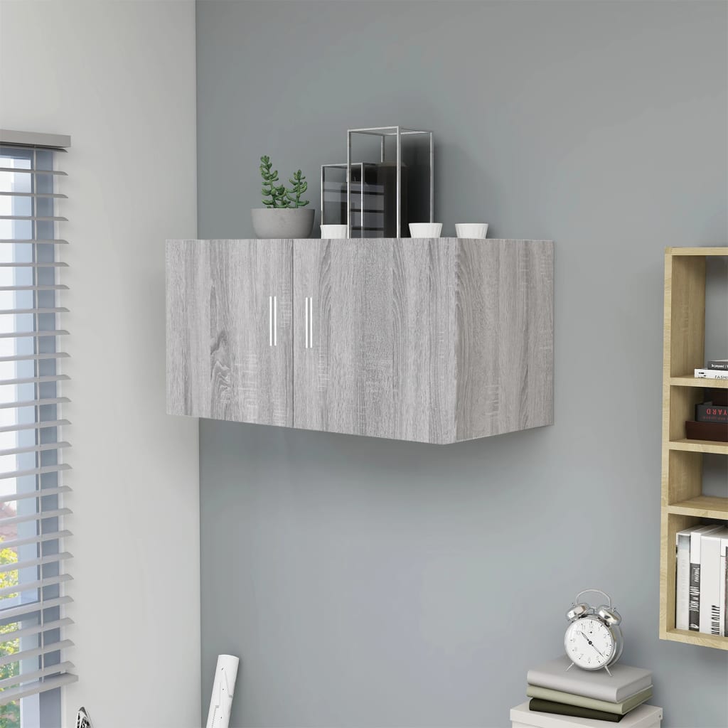 Wall Cabinet Gray Sonoma 80 x 39 x 40 cm Particleboard