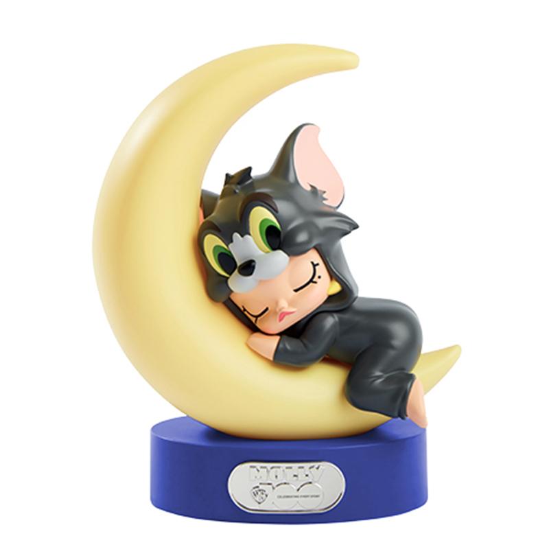 New POP MART MOLLY Warner Anniversary Collection Moon Lamp Home Desk Ornament Chibi Figures 12301310395