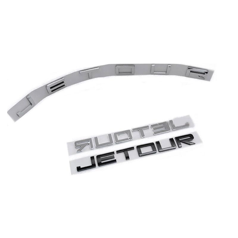 JETOUR english badge car stickers for Chery JETOUR refit labeling the cover hood head letter logo rear trunk decorative decal