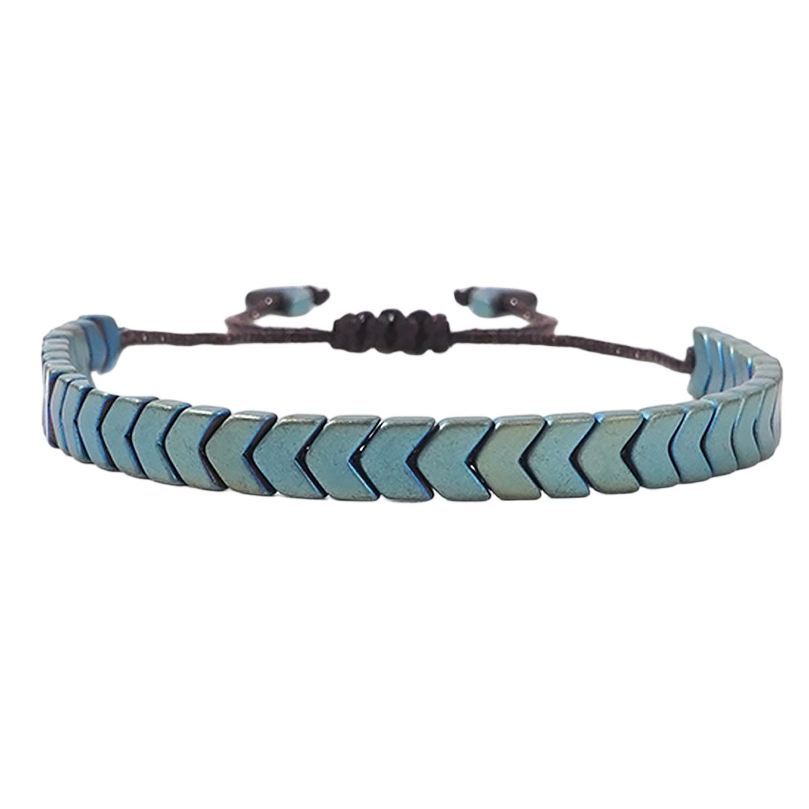 

Men s Cross Bracelet – Geometric Design, Street Luxury Beaded Wristband One Size