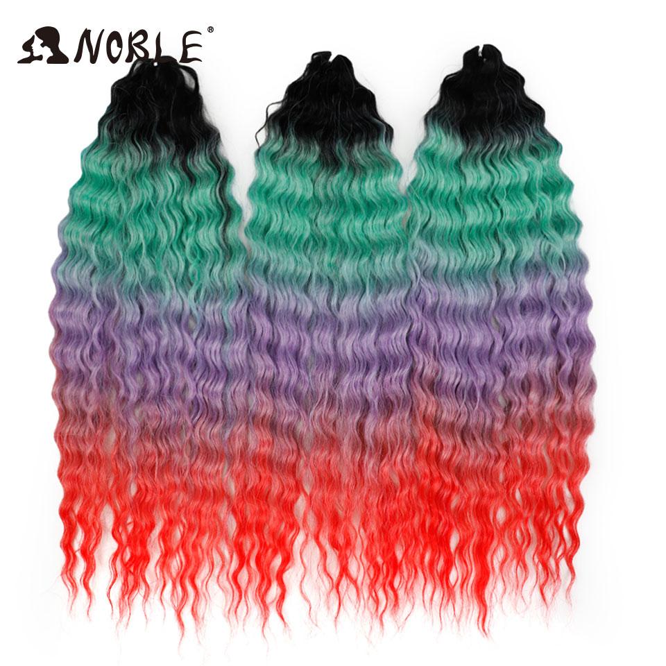Edles Häkelhaar Locken Haar Wasserwelle 24 Zoll 300g Ombre Blond Twist Häkelhaar Zopf Haar Deep Wave Flecht Haarverlängerung
