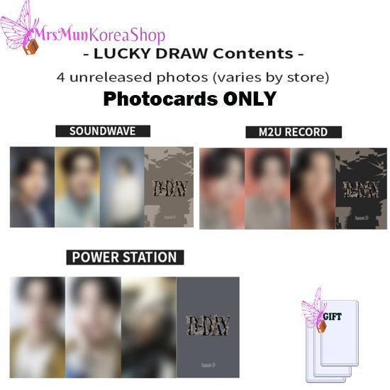 

Сольный альбом Suga D-Day Lucky Draw Photocards