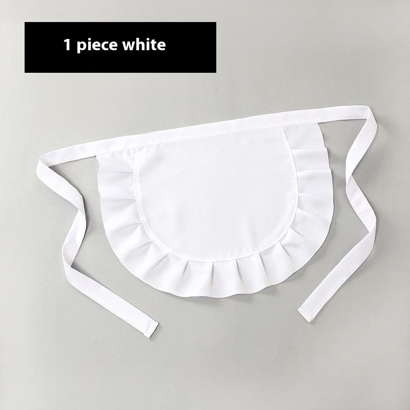 1Pcs Waitress Maid Cosplay Waist Apron Half Apron Costume Cooking Aprons For Kitchen