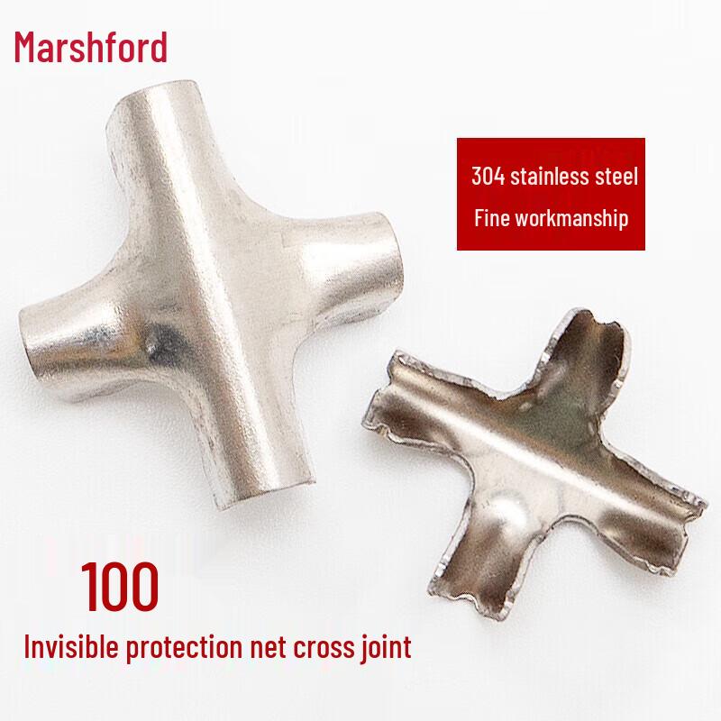 Masfu Stainless Steel Invisible Security Net Cross Clamp