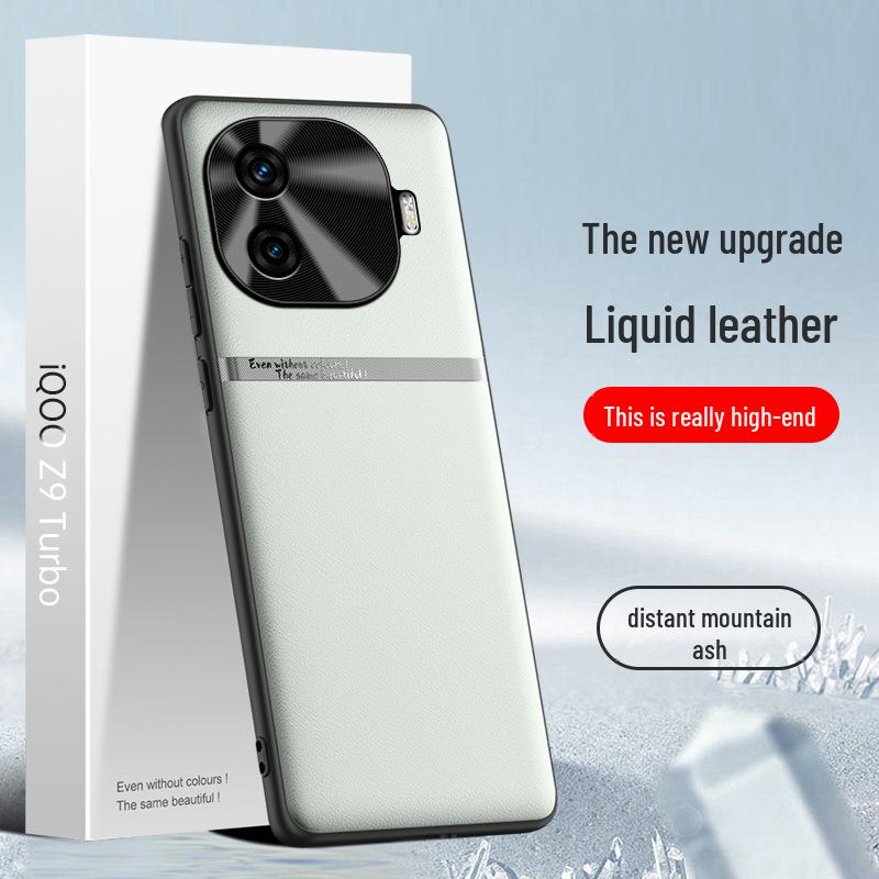 iQOOZ9turbo Чехол из жидкой кожи: Защитный чехол от падения для вашего телефона iQOO Z9 Turbo
