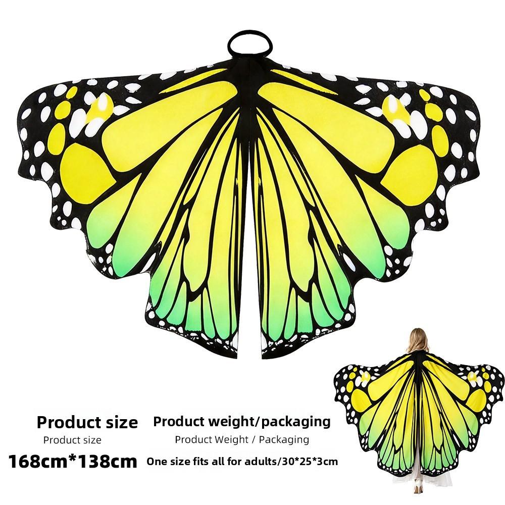 Fantasy Butterfly Cape For Women With Gradient Colors And Stage Wear