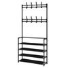 Multi-Layer Shoe Rack Doorway Clothes Hanger High Stability Simple Installation Shoes Shelf