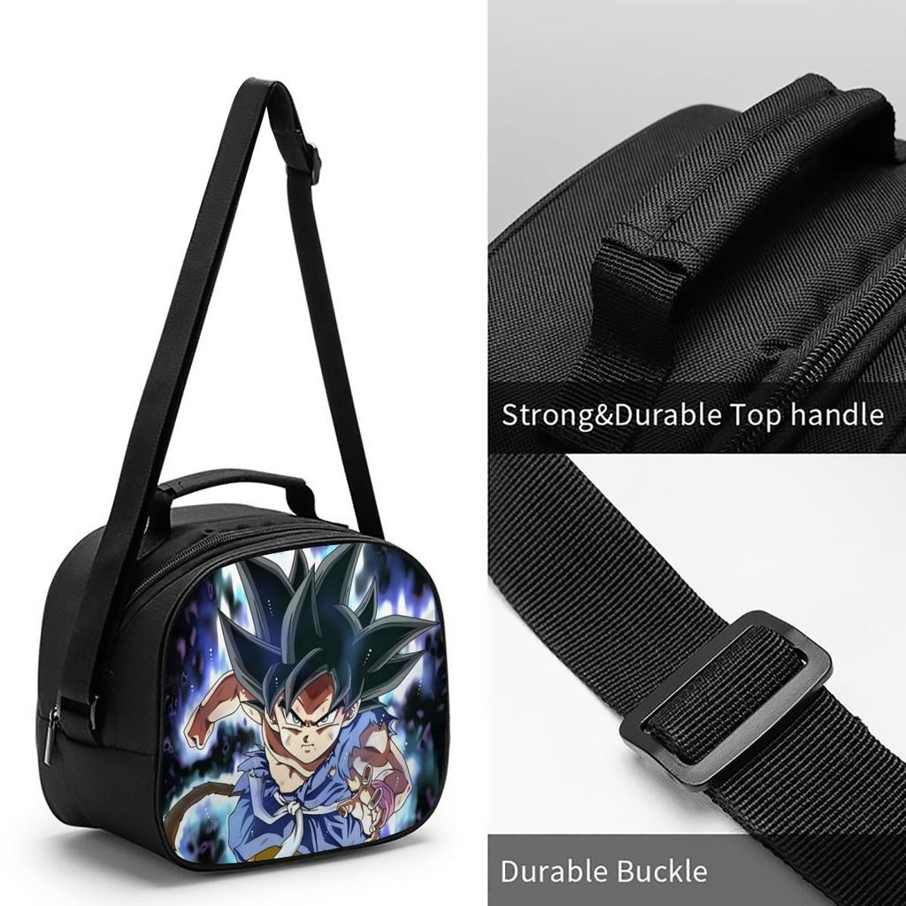 Picnic Bag Children'S Fully Printed Lunch Bag Cartoon Animation Wukong Lunch Box Bag Wear-Resistant Thermal Insulation Bag
