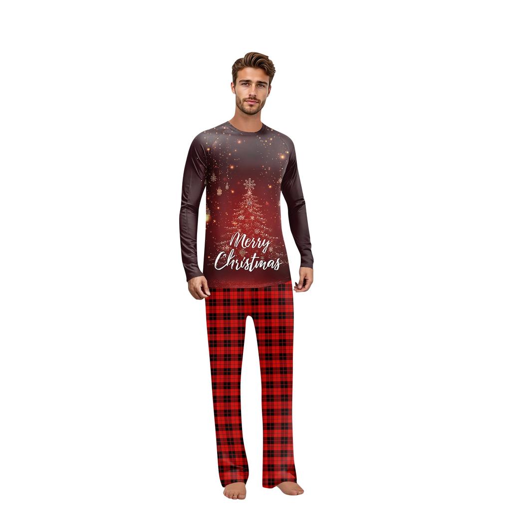 Passende Familiensets mit Weihnachtsmotiven, Langarmshirts und Hosen