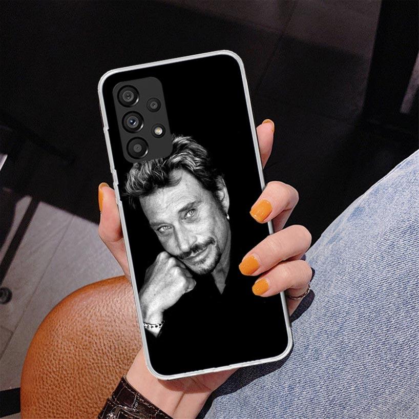Johnny Hallyday Music Phone Case For Samsung Galaxy A17 A16 A15 A14 A13 A57 A56 A55 A54 A53 A37 A36 A35 A34 A33 A26 A25 A24 A23