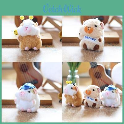 Guinea Pig Plush Stuffed Animal Keychain Backpack Charm Soft Short Plush Toy Gift For Kids