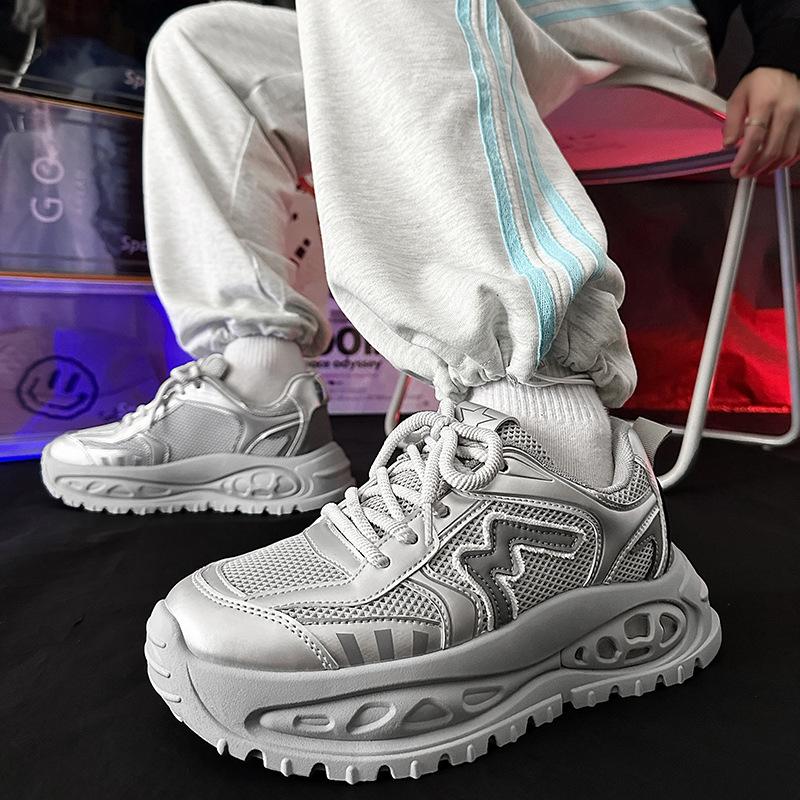 Daddy shoes men's ninth generation new thick-soled heightening casual sports shoes spring and autumn tide brand