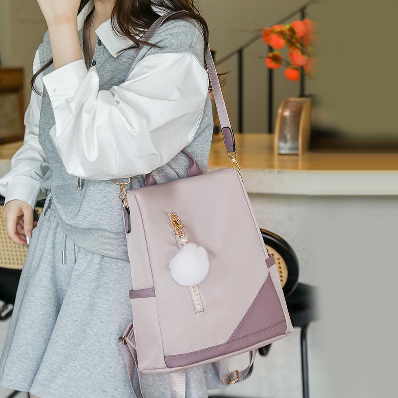 Backpack Women's Oxford Backpack Large Capacity Anti-theft Travel Schoolbag