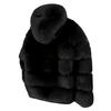 Women Faux Mink  Winter Hooded New Faux  Jacket Warm Thick Outerwear Jacket