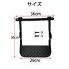 Foldable Passenger Seat Footrest for Toyota Ace Adjustable Height and Easy Includes Cover Hiace/Regius (200 Series, S-GL, 1st-7th Generation), Angle,