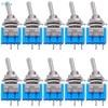 Miniature Toggle Switch 2 Pin - SPST ON/OFF Switch for DIY Electronics and Projects