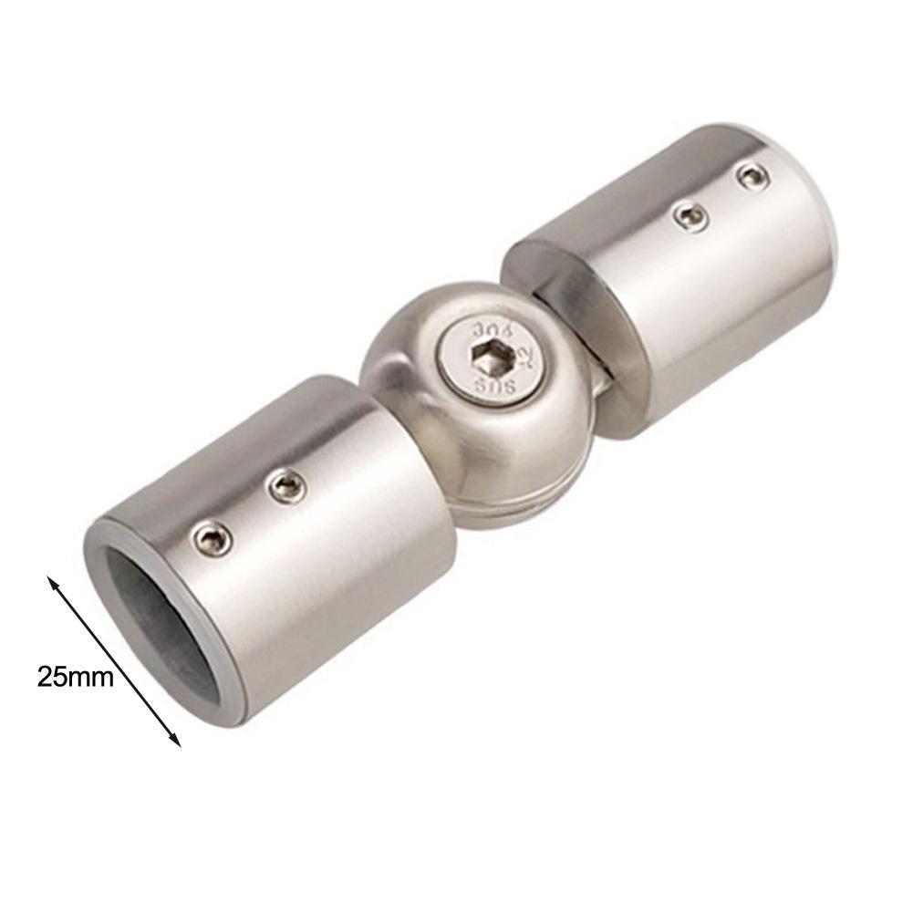 Adjustable Rod Corner Connector 90 To 180 Degrees Stainless Steel Elbow Connector Shower Room For Bay Window Window Hardware