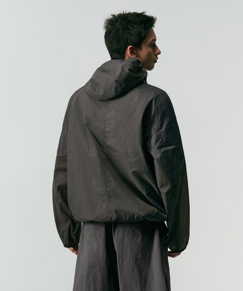 Musinsa Standard [City Leisure] Sheer Anorak Jacket [Mud Grey]