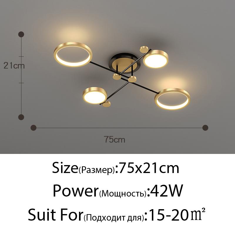 Aluminum LED Chandelier for Living Room Bedroom Hanging Lamp Gold Frame Pendant Dropshipping Indoor Lighting Lustre Fixtures
