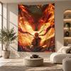 Decorative Tapestry,Naruto Uzumaki Printed Wall Art, Lightweight Wall Hanging For Bedroom Background