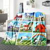 1pc Snoopys Valentine Collage flannel Blanket for Super Soft Cute Comfort Blanket for Travel Bedding Couch Sofa Blanket Y7306