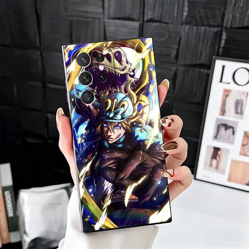

JoJo Adventure Дио Диего Брандо Мягкий чехол для телефона для Samsung Galaxy S26 S25 Edge S24 Ultra S23 Plus S22 S21 FE S20 Черный чехол Ba Samsung S24