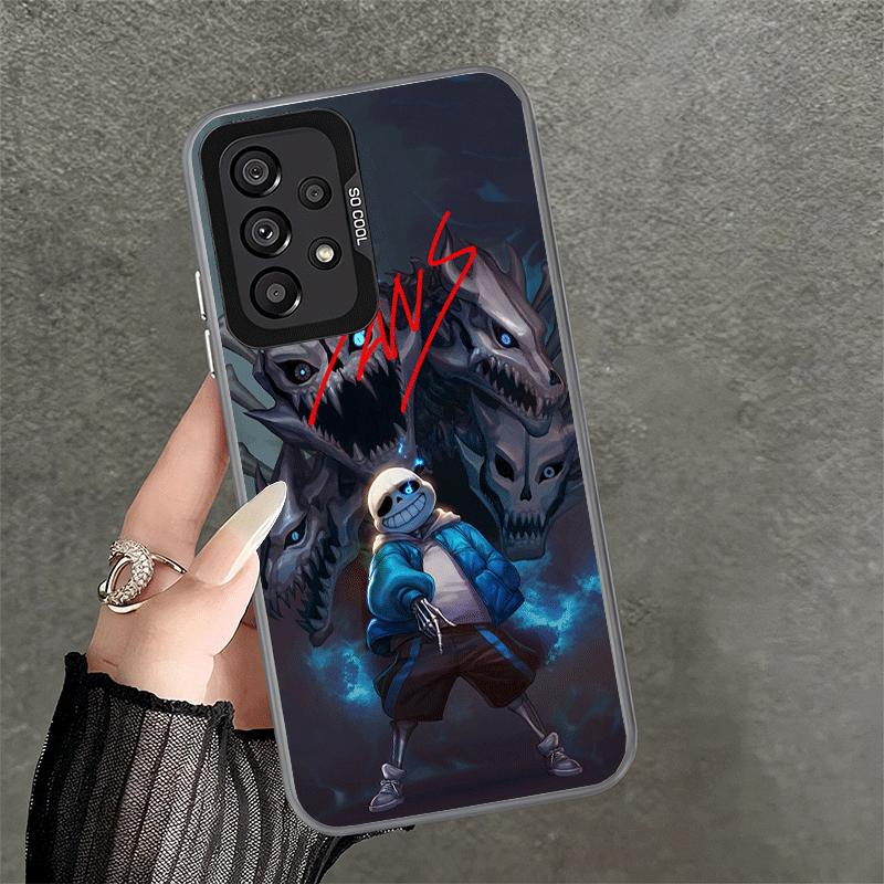 U-Undertale S-Sans Shockproof Phone Case for Samsung A17 A16 A15 A14 A37 A57 A36 A56 A26 A35 A55 A25 A34 A54 A24 A13 A23 A33 A53