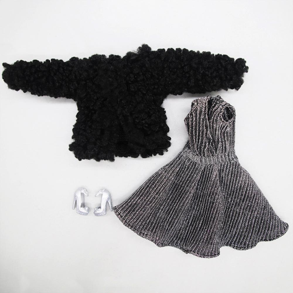 Casual Plush Coat Fashion Girl Doll Wearing for 1/6 Doll/29~32cm Doll Clothes Accessories