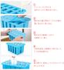Nuovoware Ice Pop Mold, 10-Cavity, DIY Ice Pop Mold, Ice Pop Stick, Ice Making Tool, FDA Approved Silicone, Cold and Heat Resistant, Includes 100 Pops